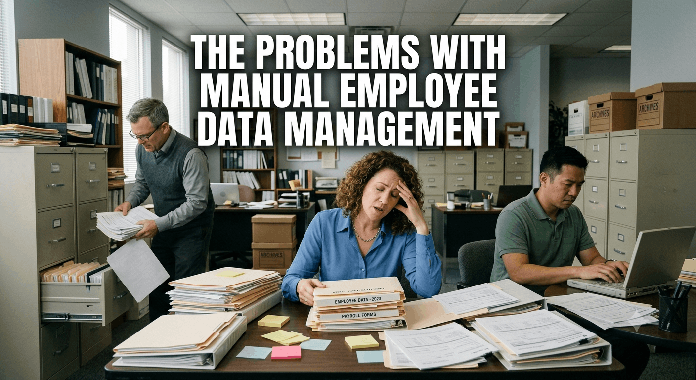 The Problems With Manual Employee Data Management.