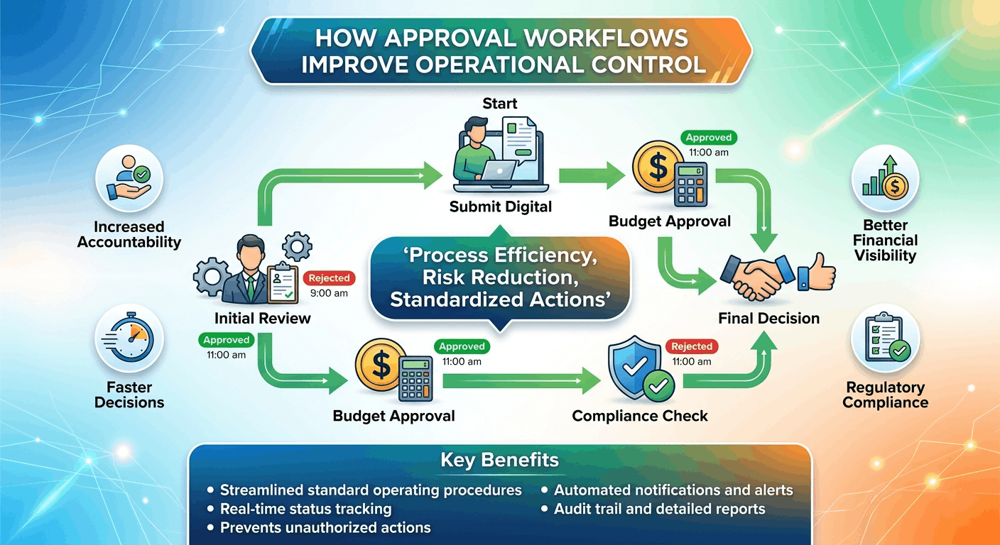 How Approval Workflows Improve Operational Control
