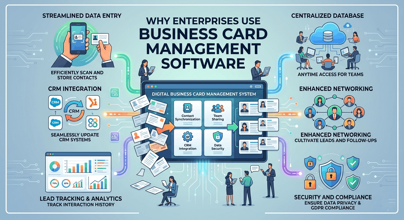 Why Enterprises Use Business Card Management Software