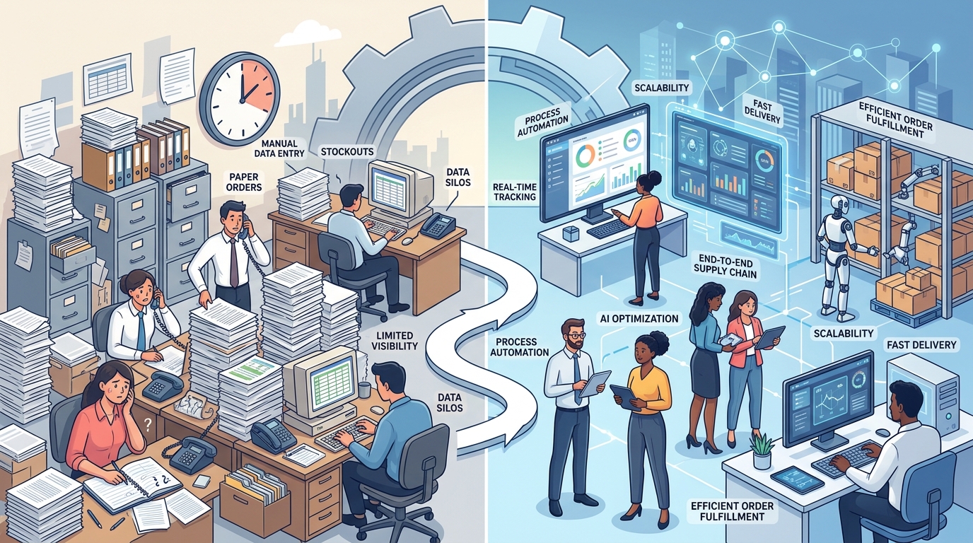 Why Large Companies Outgrow Traditional Ordering Methods?
