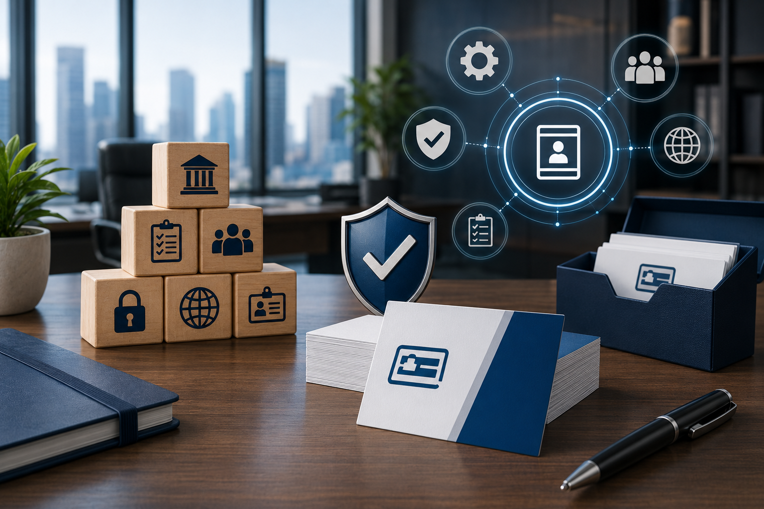 Enterprise Business Card Governance for Brand Consistency