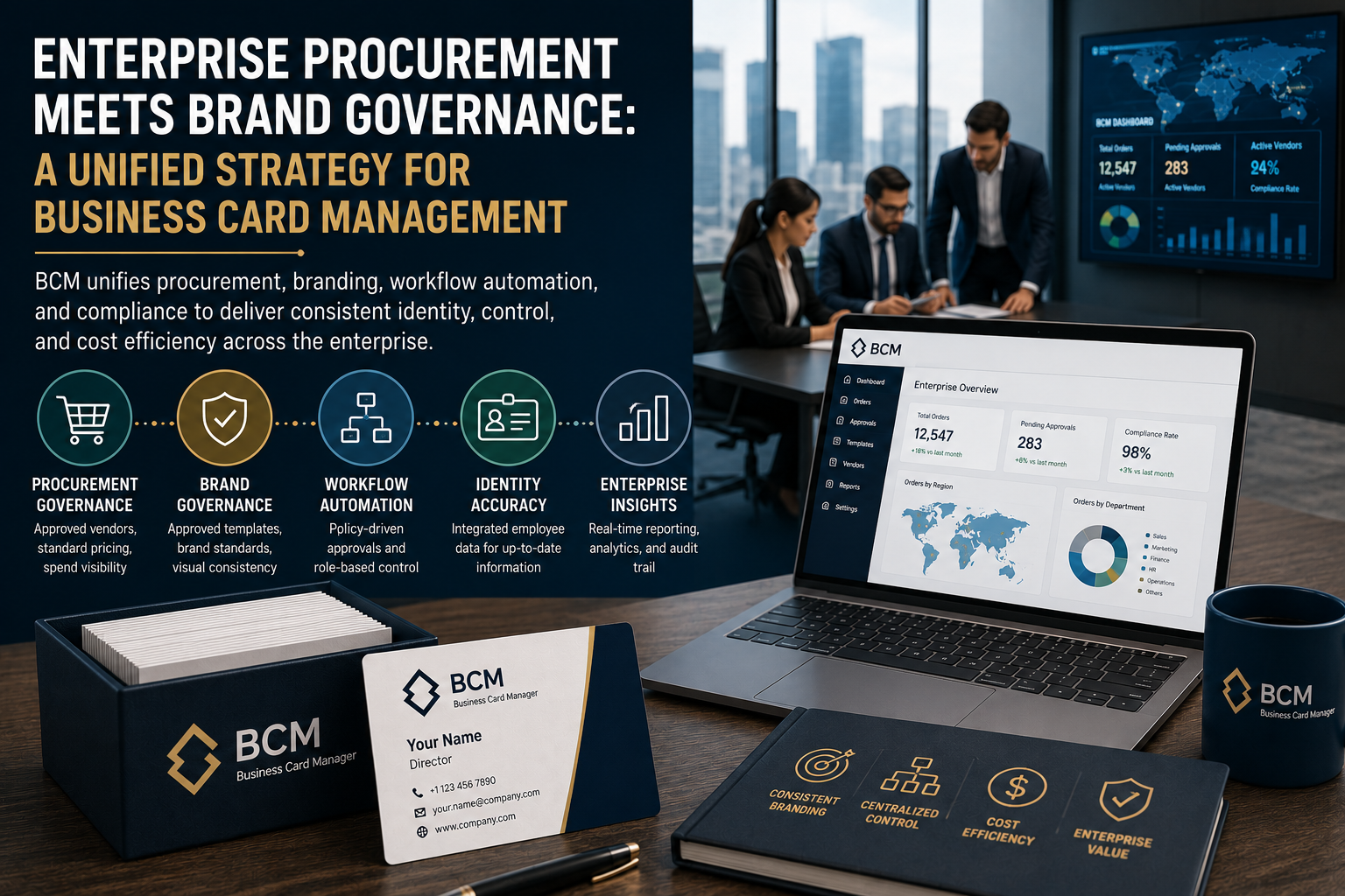Enterprise Procurement Meets Brand Governance: Why Business Card Management Requires a Unified Strategy