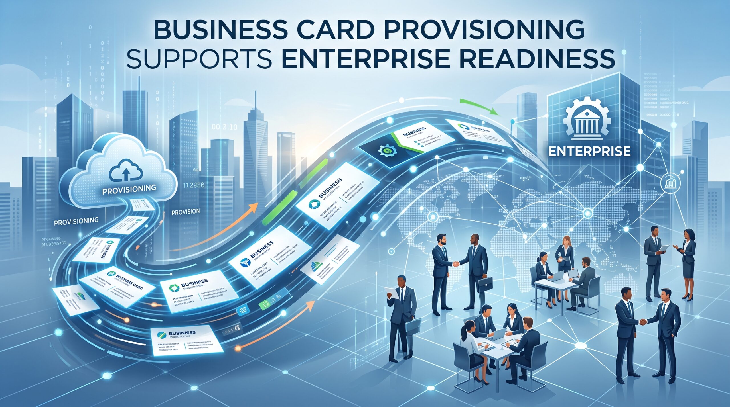 Business Card Provisioning Supports Enterprise Readiness