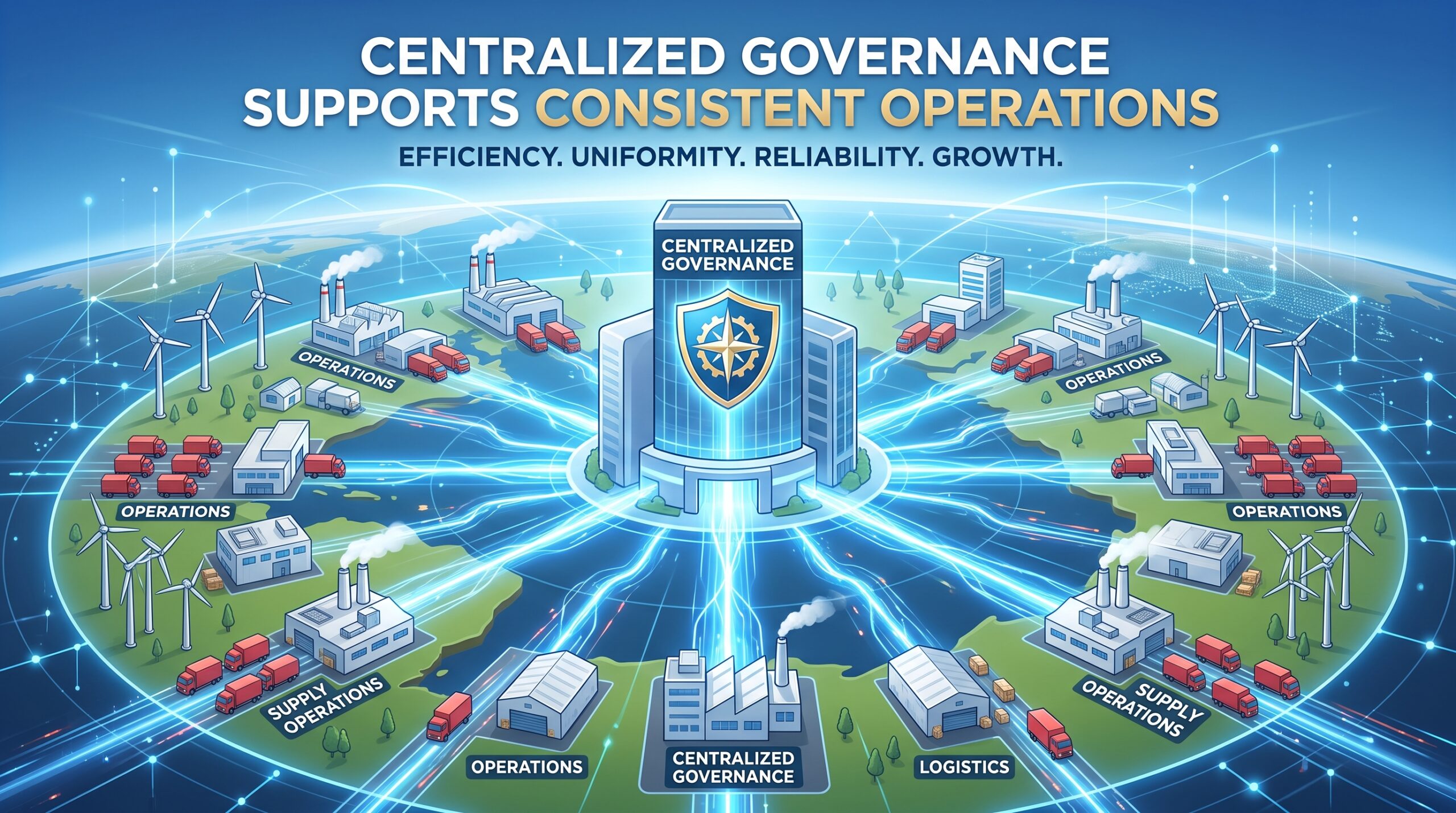Centralized Governance Supports Consistent Operations