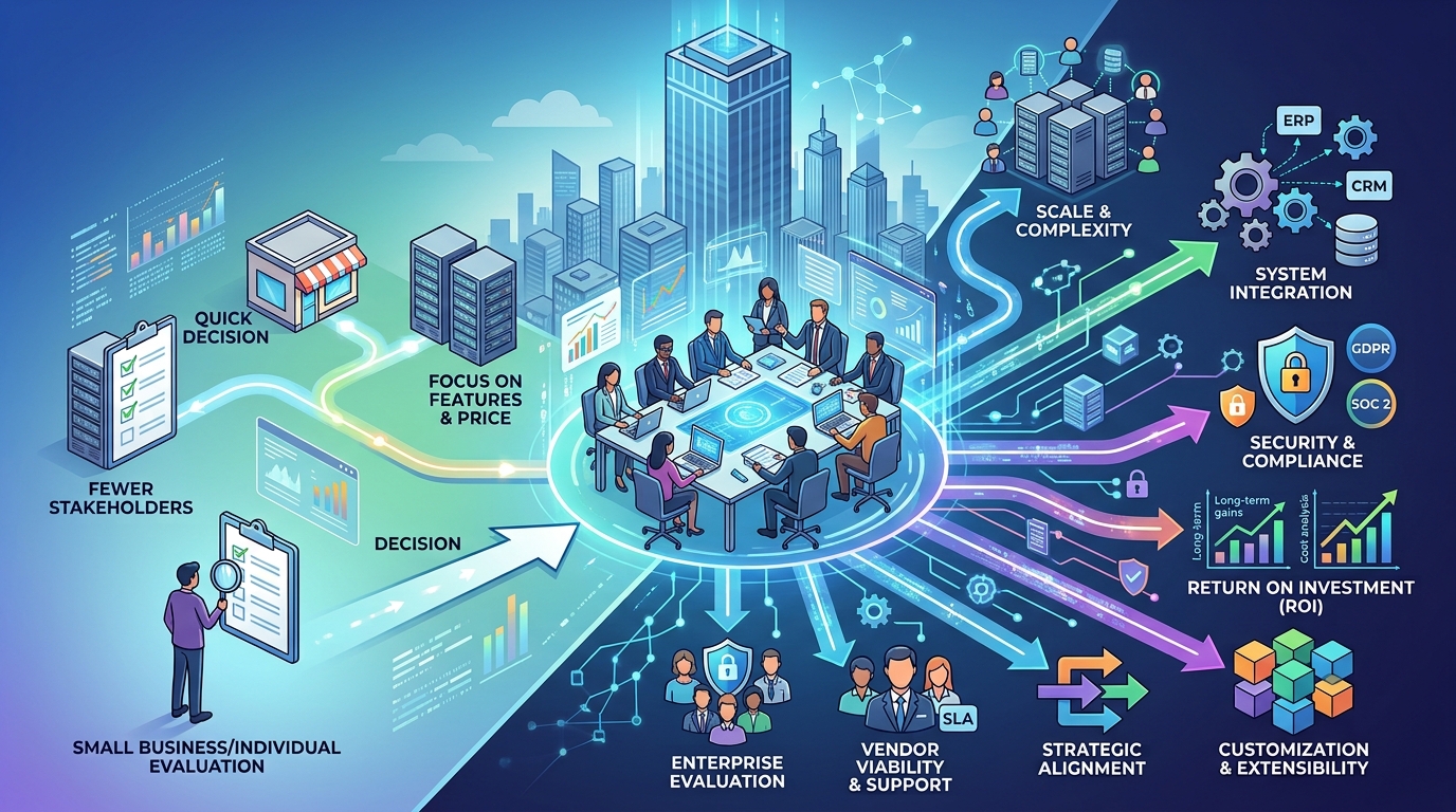 Why Enterprise Evaluation Is Different?
