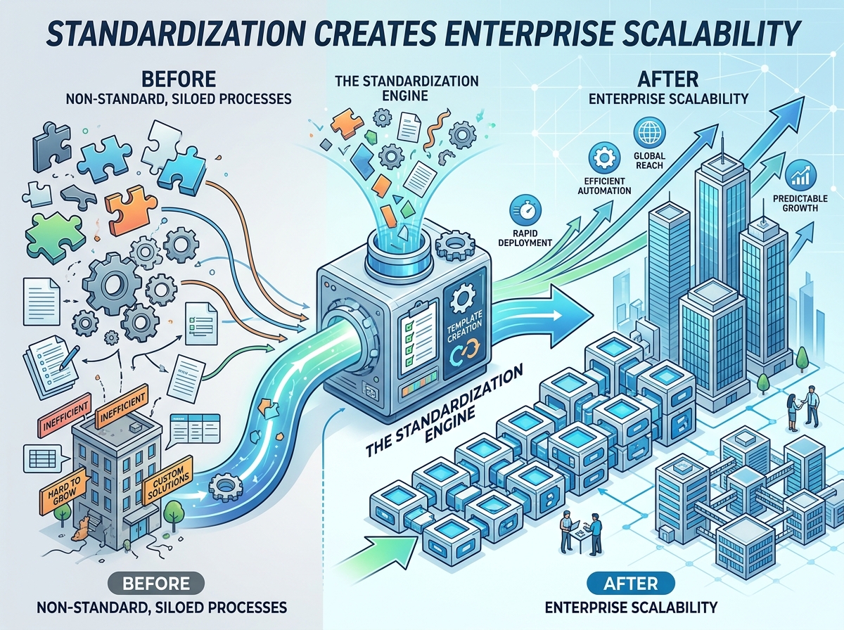 Standardization Creates Enterprise Scalability