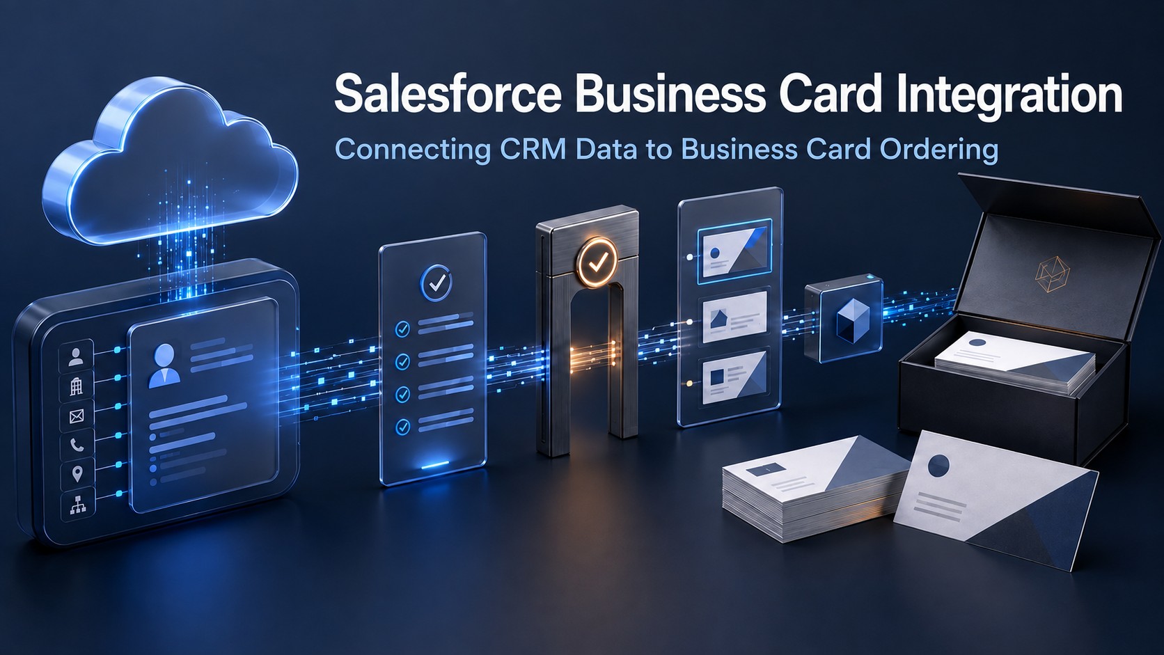 Salesforce Business Card Integration: Connecting CRM Data to Business Card Ordering