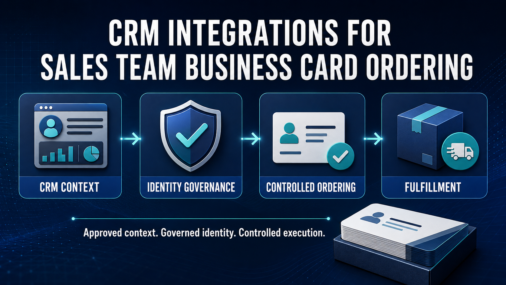 How CRM Integrations Improve Business Card Ordering for Sales Teams
