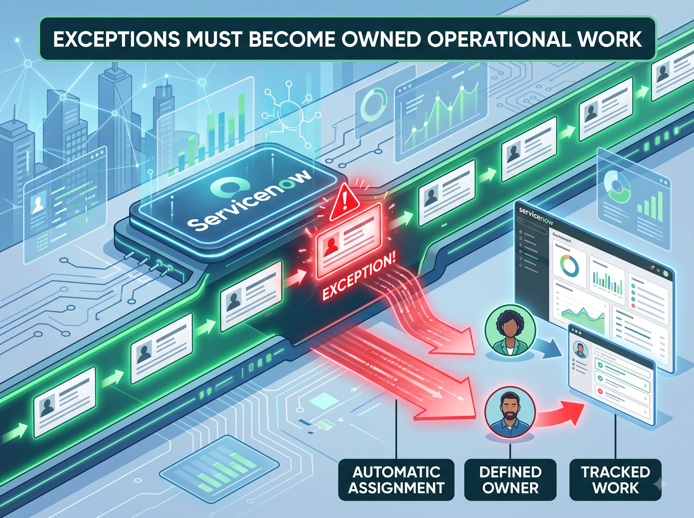 Exceptions Must Become Owned Operational Work