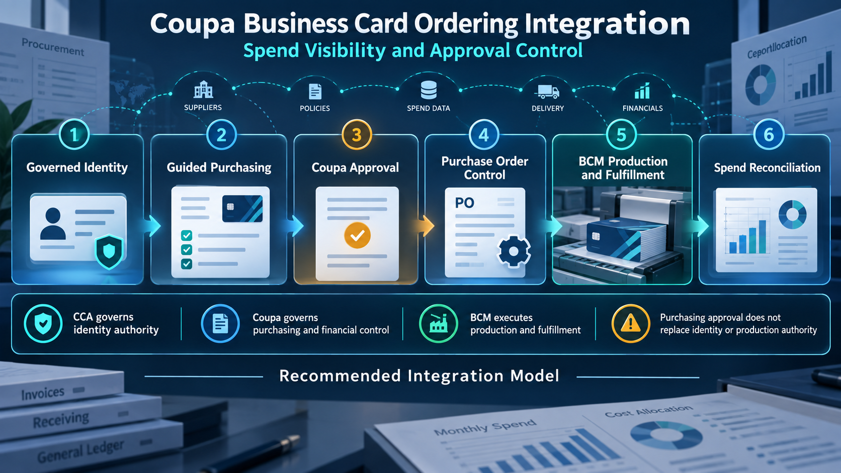Coupa Business Card Ordering Integration For Spend Visibility and Approval Control
