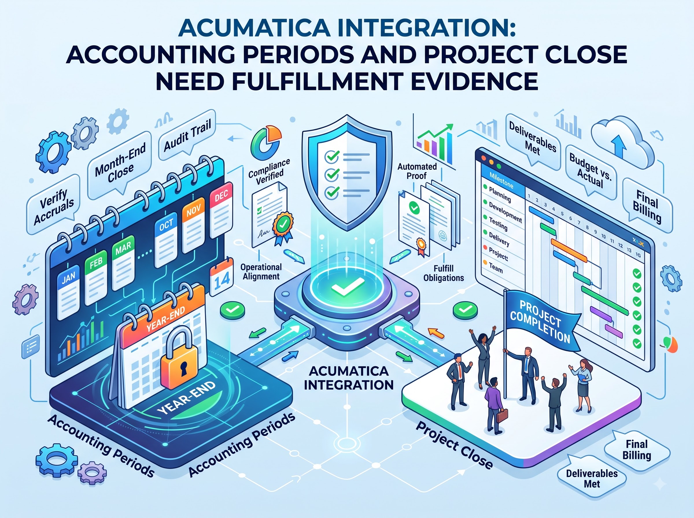 Accounting Periods and Project Close Need Fulfillment Evidence