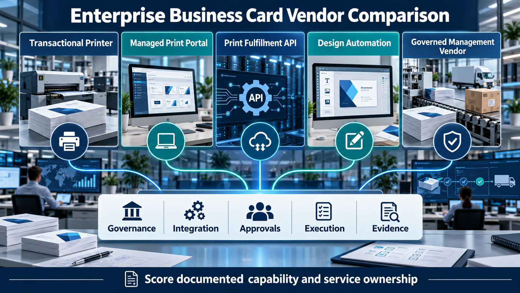 Enterprise Business Card Vendor Comparison