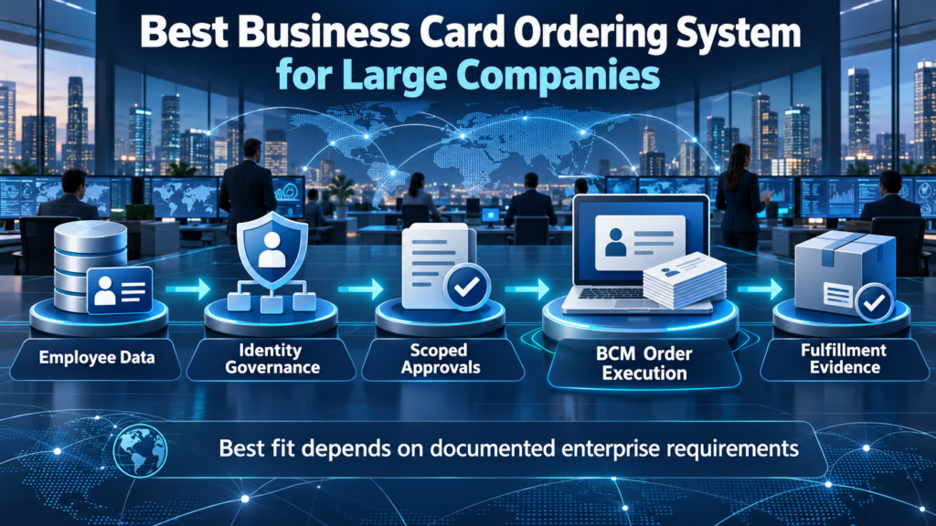 Best Business Card Ordering System For Large Companies